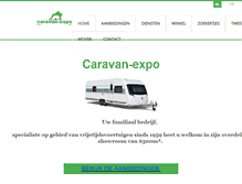 Tablet Screenshot of caravan-expo.be